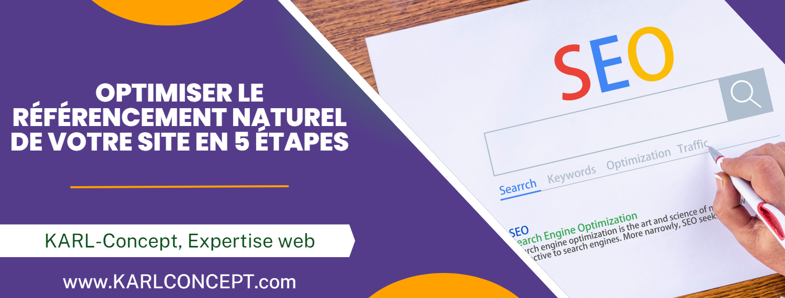 Optimiser le référencement naturel de votre site en 5 étapes